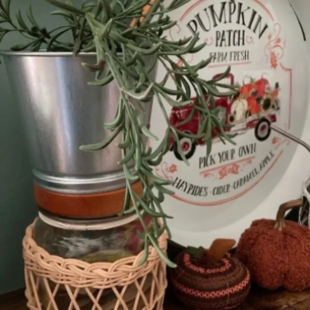 Ikea Fejka Artificial Plant & Bintje Metal Planter